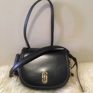 Black Saddle bag by Marc Jacobs